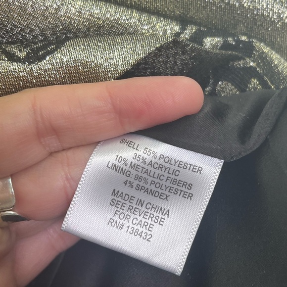 Mod Cloth - Metallic Gold With Black Skull Patterned Hidden Zipper Mini Skirt 2 - Picture 7 of 11